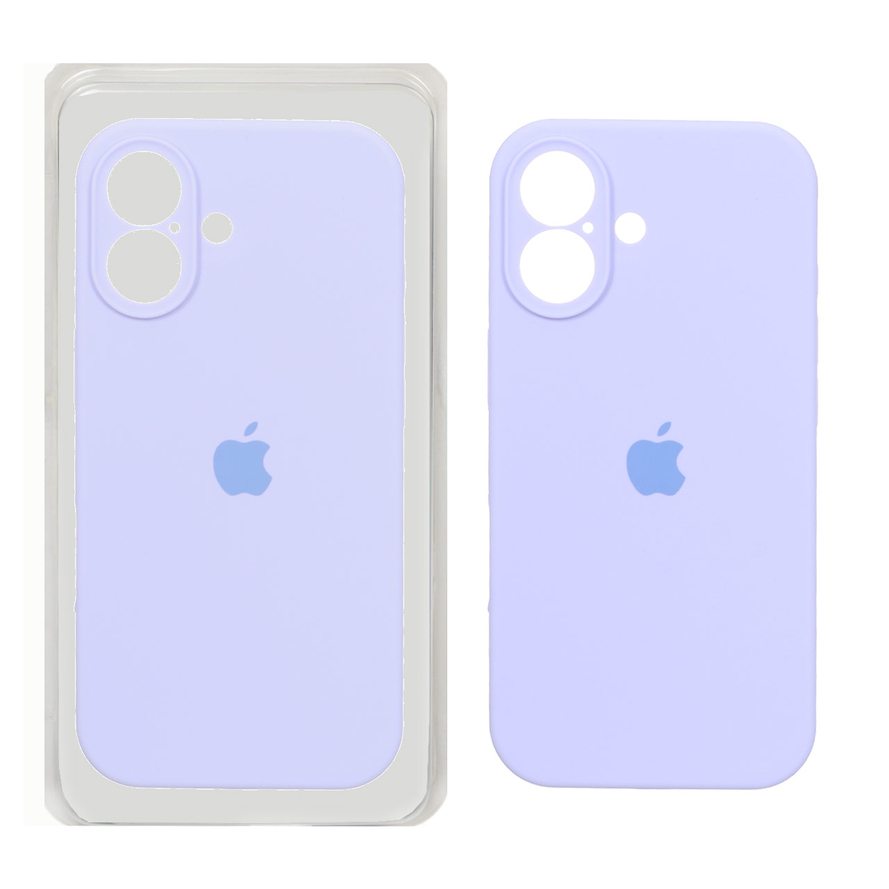 قاب سیلیکونی پاک کنی محافظ لنزدار اورجینال Apple iPhone 17 - بنفش روشن (پک اصلی)